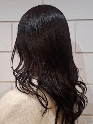 ロング カラー 松島 冬浬のヘアスタイル