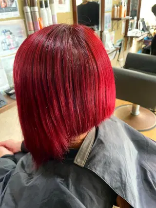 ショート パピヨンロゼ 酸性/髪質改善のヘアスタイル
