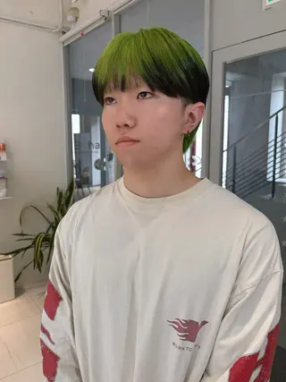 ショート カラー メンズ 浅野 匠のヘアスタイル