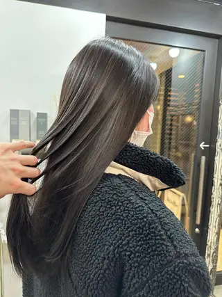 ロング 岩下昂世/ ハイトーン/デザインのヘアスタイル