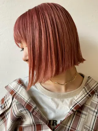 ミディアム 初めてでも失敗しない 透明感カラー　Miiのヘアスタイル