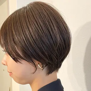 ショート カラー 本日予約可/髪質改善 四条/オカジマのヘアスタイル
