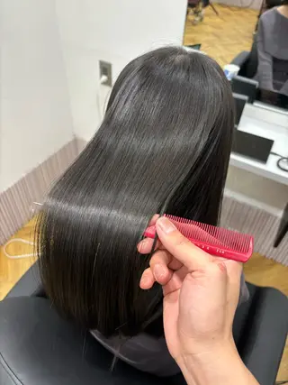 ロング 韓国レイヤー🇰🇷 美髪縮毛矯正🫧拓海のヘアスタイル