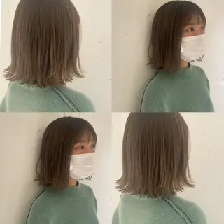 ショート カラー カジュアルを女っぽく 𝗮𝘆𝗮𝗰𝗼のヘアスタイル