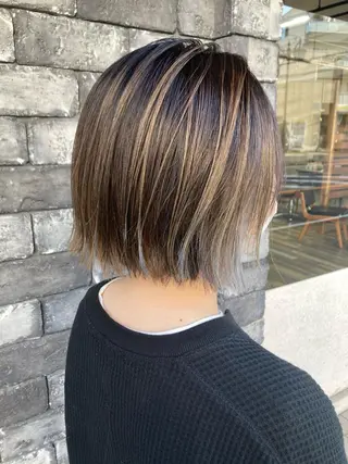 ショート カラー ✂️似合わせの魔術師 石田一樹✂️のヘアスタイル