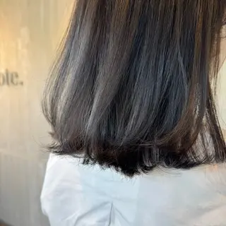 ミディアム カラー 透明感カラー 天羅のヘアスタイル