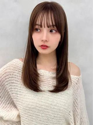 ロング カラー ヘアアレンジ ✨レイヤー/ 透明感カラー✨冨永剛のヘアスタイル