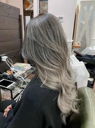 ロング 下林 雅明のヘアスタイル