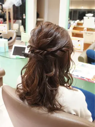 セミロング 松田 みのりのヘアスタイル