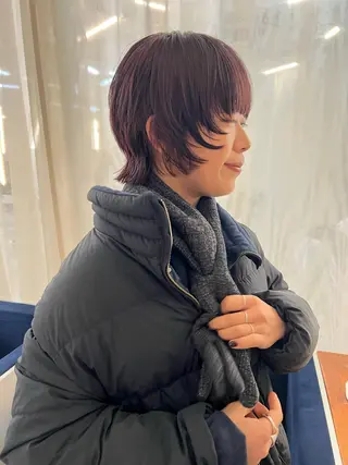 ショート カラー 圧倒的デザイン力 店長🎨RENAのヘアスタイル