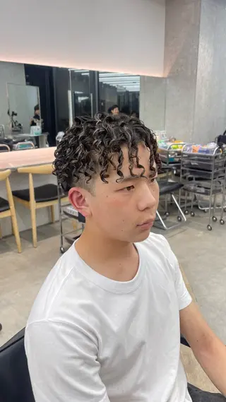パーマ メンズ 👑メンズパーマ屋 👑/栄/馬場斗生のヘアスタイル