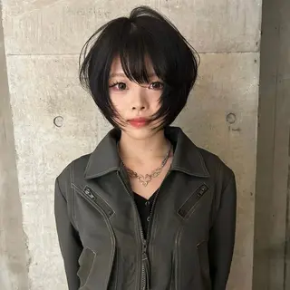 ショート ユメナ ̖́-のヘアスタイル