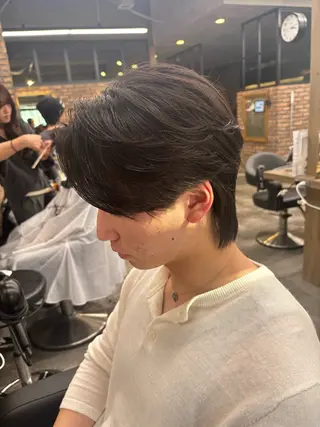 メンズ 🪽直毛男子の救世主 🪽フェザーパーマのヘアスタイル