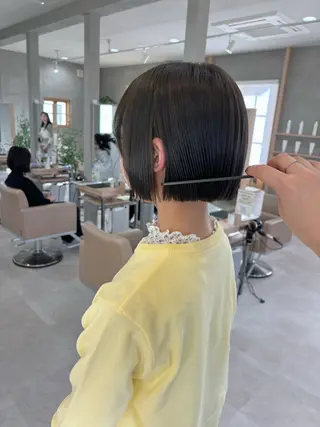 ミディアム カラー 真弓 理沙/艶カラーのヘアスタイル