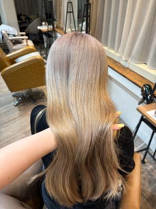 カラー Lyajitto♫ りこのヘアスタイル