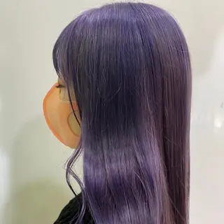 カラー ロング 縮毛矯正/ワンカラー モデル募集🫧羽夏のヘアスタイル