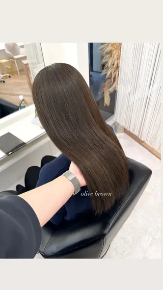 ロング ParveMix🫧 宮﨑 梨里のヘアスタイル