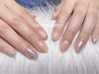 ネイル kao nail マグネット/長さだしのネイルデザイン