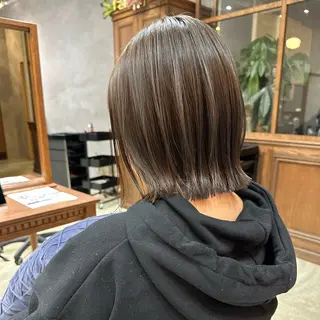 ミディアム パーマ 廣瀬双葉 ボブ/ミディアムのヘアスタイル