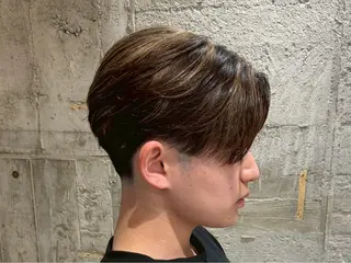 ショート カラー メンズ 朝ラクパーマ 【SENA】のヘアスタイル