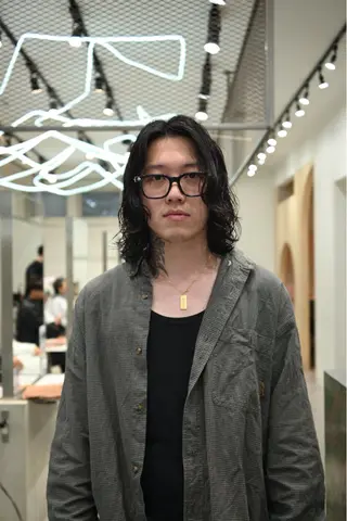 ミディアム パーマ メンズ fifth 菅崎愛斗のヘアスタイル