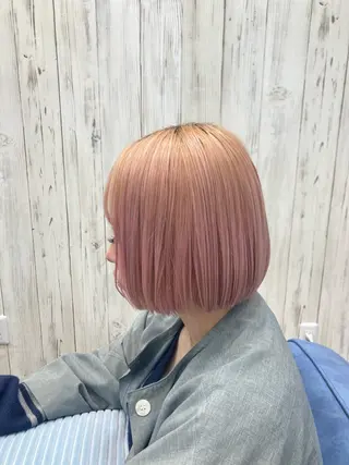 ショート 暖色カラー💞 菊地しおんのヘアスタイル