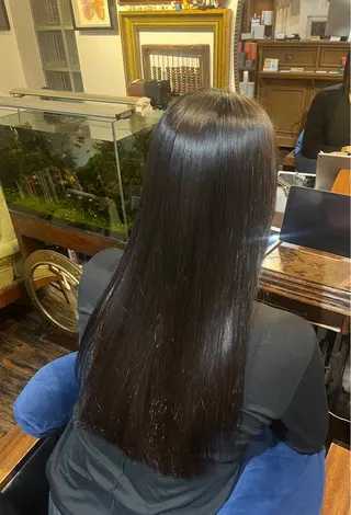 ロング 木下 梓のヘアスタイル