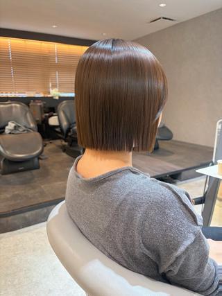 ミディアム ヘアセット/レイヤー グレージュ/はるかのヘアスタイル