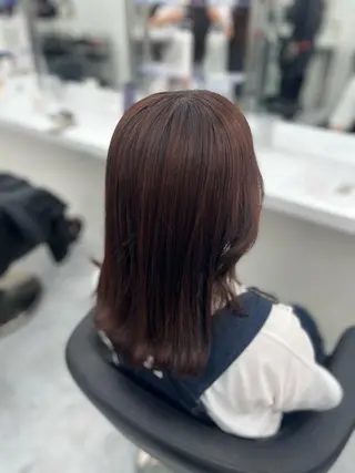 セミロング カラー Zina熊本🫧 Kurehaのヘアスタイル