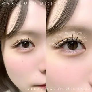 マツエク・マツパ MicoNoa Asamiのマツエク・マツパデザイン