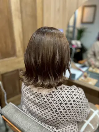 ミディアム 中村 叶愛のヘアスタイル