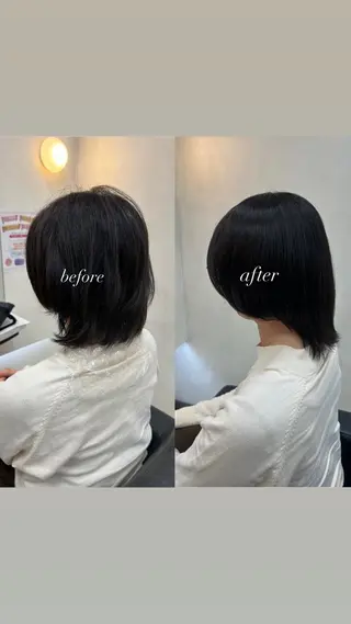 ミディアム 透明感カラー／ 艶髪／たなべだいのヘアスタイル