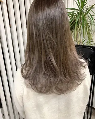 ロング カラー 樫原裕二/似合わせ カット/透明感カラーのヘアスタイル