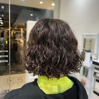 ショート パーマ 中居 蒼士のヘアスタイル