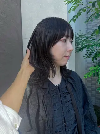 ミディアム 透明感カラー人気 ナンバーワンMIYUのヘアスタイル