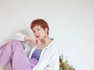 ショート カラー 比嘉 千咲のヘアスタイル
