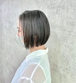 ショート カラー パーマ ヘアアレンジ メンズ キッズ ネイル マツエク・マツパ エビスザキレン／メン ズ／心斎橋🌳のヘアスタイル