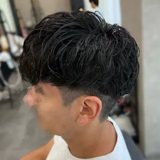 パーマ メンズ 楓🍁毛流れ /無造作のヘアスタイル