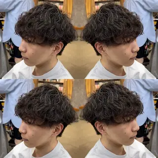 ショート パーマ メンズ 1ｍｍも妥協しない 圧倒的メンズカットのヘアスタイル