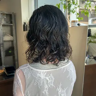 ミディアム パーマ ひな🐥パーマ / レイヤーカット✨のヘアスタイル