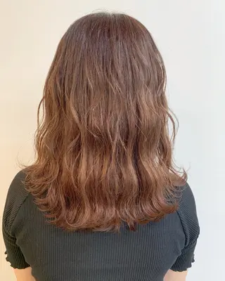 カラー 透明感カラー✂︎ /縮毛矯正/YUKAのヘアスタイル