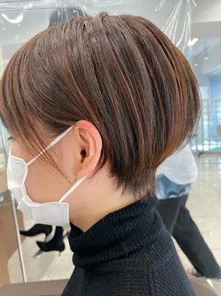 ショート カラー 店長福島成美/髪質 改善縮毛矯正/カラーのヘアスタイル
