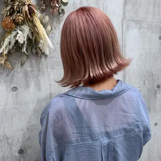 ショート カラー 清水 亮太／赤み消しカラーのヘアスタイル