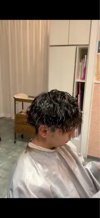 パーマ カットモデル 梅田 YUKINO 🩷のヘアスタイル