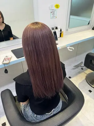 ロング カラー 🤎モテ髪&透明感 ミルクティー🥣🤎のヘアスタイル