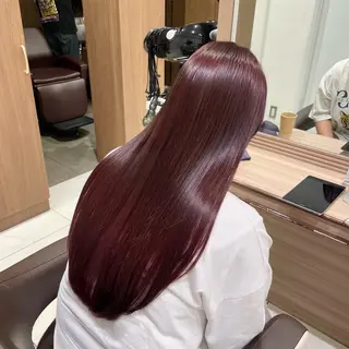 ロング カラー 崎山 紗吏のヘアスタイル