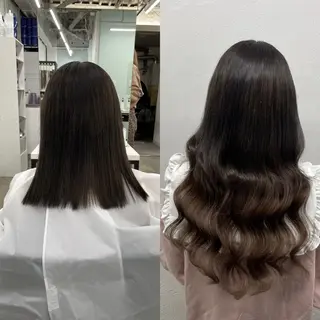ロング カラー 🧡艶髪/エクステ 🫧🧡YUKI❄️のヘアスタイル