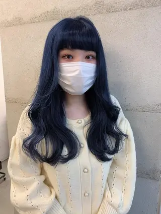 ミディアム カラー 透明感カラー✂︎ /縮毛矯正/YUKAのヘアスタイル