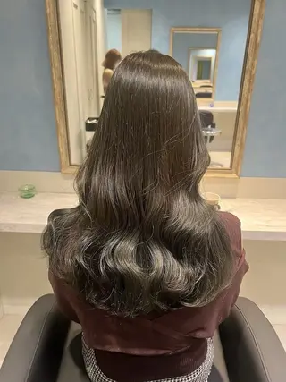カラー 透明感ツヤカラー/ ゆうな💙のヘアスタイル
