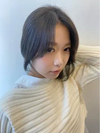 セミロング 隅野 恭生のヘアスタイル